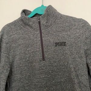 Grey Quarter Zip
